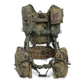 Replica classic M-1 equipment outdoor camouflage sports vest in 1000D material, unisex, available in five colours.