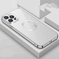 TPU phone case with electroplated glass lens film and dust net in black for iPhone 14 Pro Max