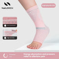 Ankle support sleeve for adults in black, blue, white or light pink, sizes S M L, single pack