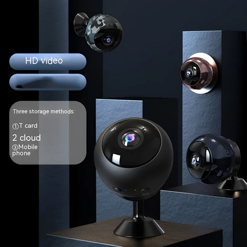 1080p wireless WIFI surveillance camera with ABS housing and wide angle lens for indoor security