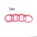 Aluminium alloy 100th anniversary car modification sticker for Mazda in red colour option
