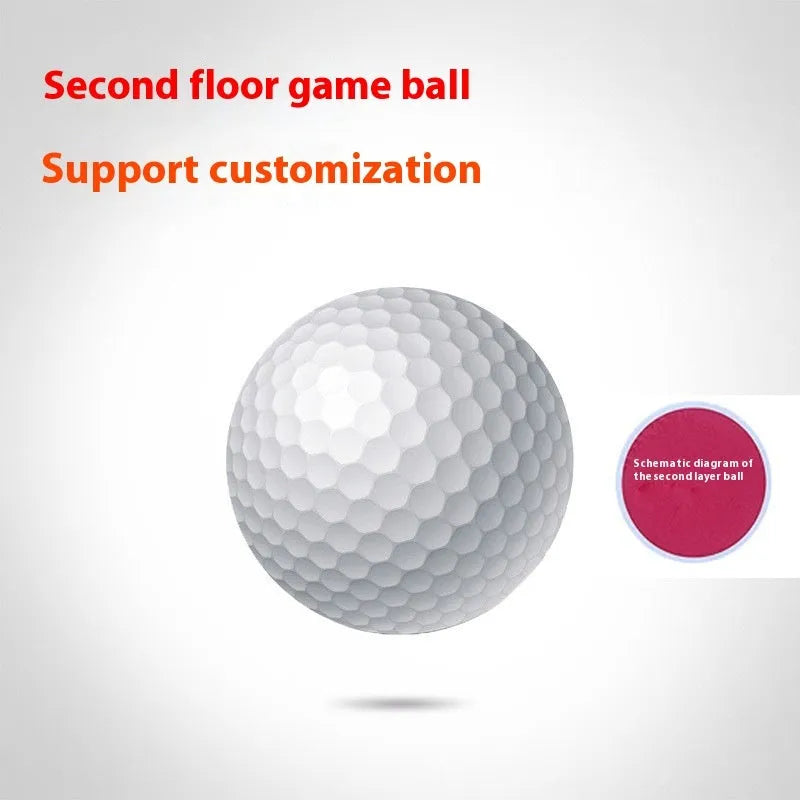 Game Sarin double deck golf ball white two-layer with 392 bee holes