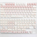 Full set PBT sublimation key caps for mechanical keyboard with over 98 keys