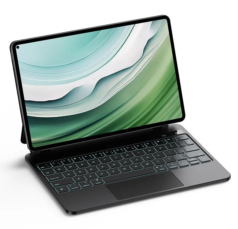 Miaocontrol Pro11 magnetic wireless keyboard cover for Huawei Matepad tablets in black and white colour options