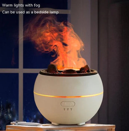 Ultrasonic aroma diffuser with customizable timer, automatic shut-off, and 0.5L water capacity for home, office, and spa use