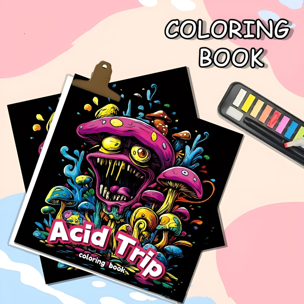 Acid tour coloured 200mm paper painting book for drawing and sketching