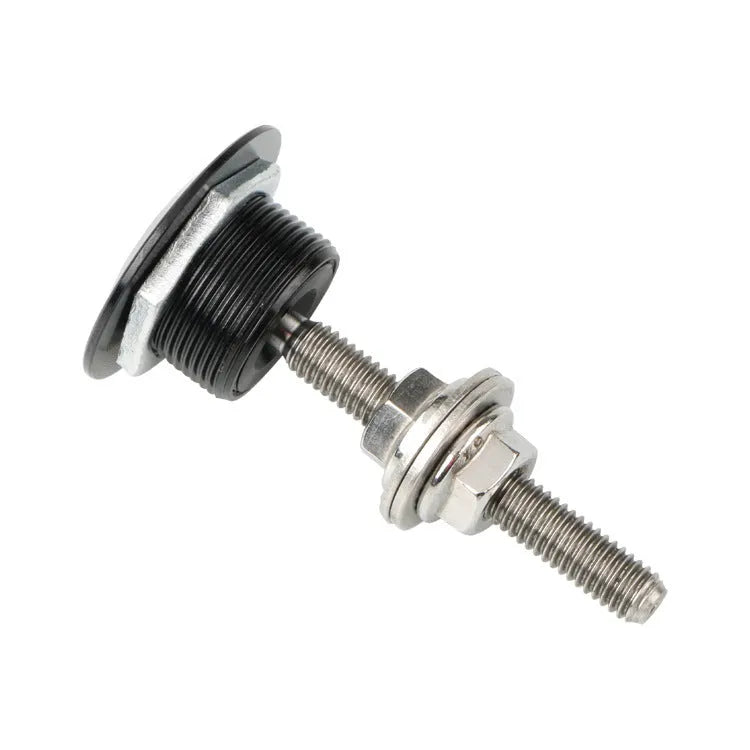 30mm diameter aluminium alloy engine cover lock in silver, black, gold, blue, and red colour options with a 55mm screw.