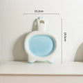Ceramic cat bowl in blue, green, pink, or yellow colour with a shallow mouth design for pet food and water.