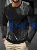 Men's long sleeve round neck pullover in milk silk fabric available in multiple colours