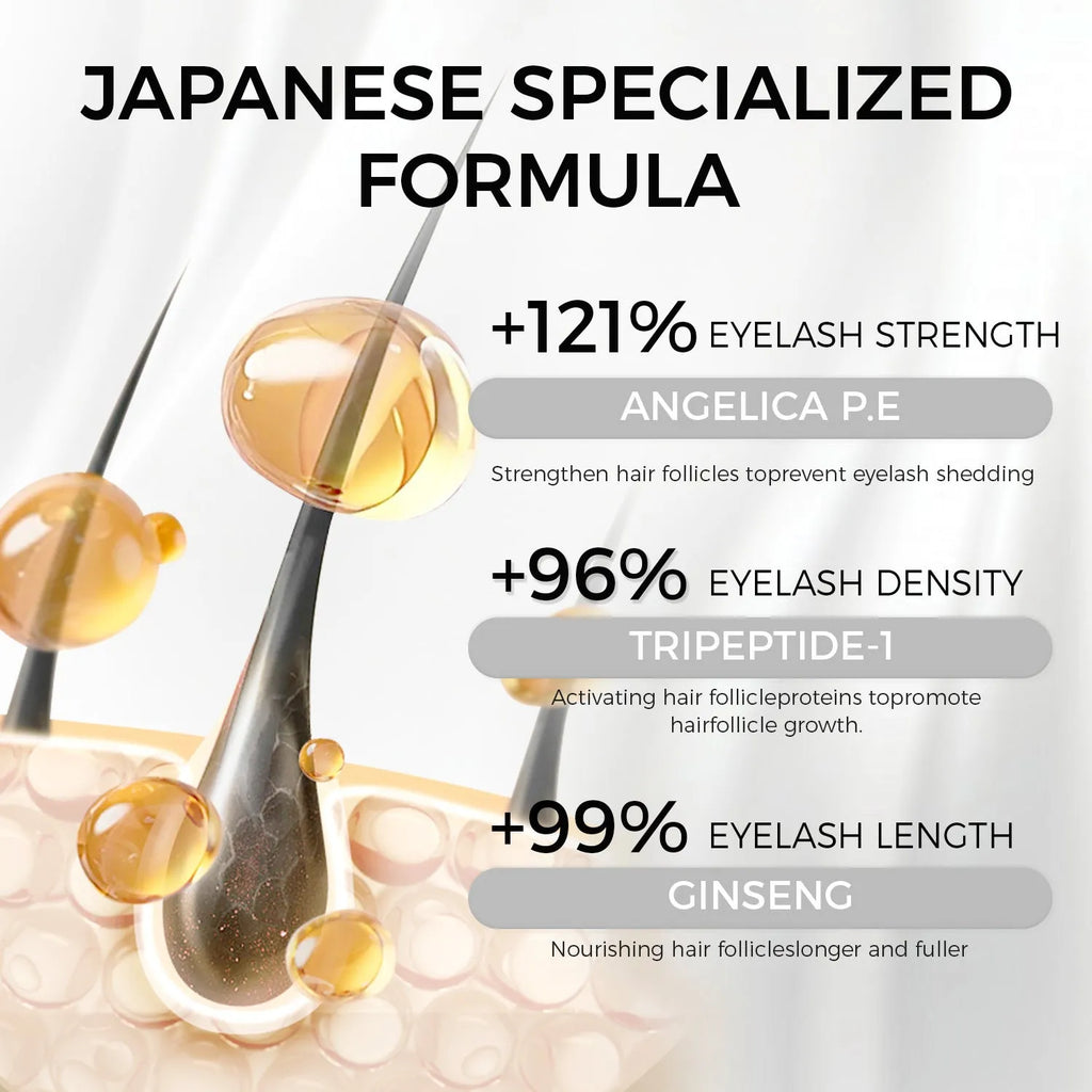 Silver 5ML bottle of eyelash growth essence nutrient solution for lash care and gentle repair
