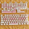 Meow Meow Team custom sublimation key cap set with 141 ABS plastic keys for mechanical keyboards