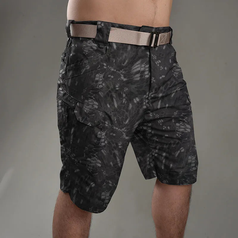 IX7 men's tactical shorts in cotton blend fabric available in multiple colours and sizes