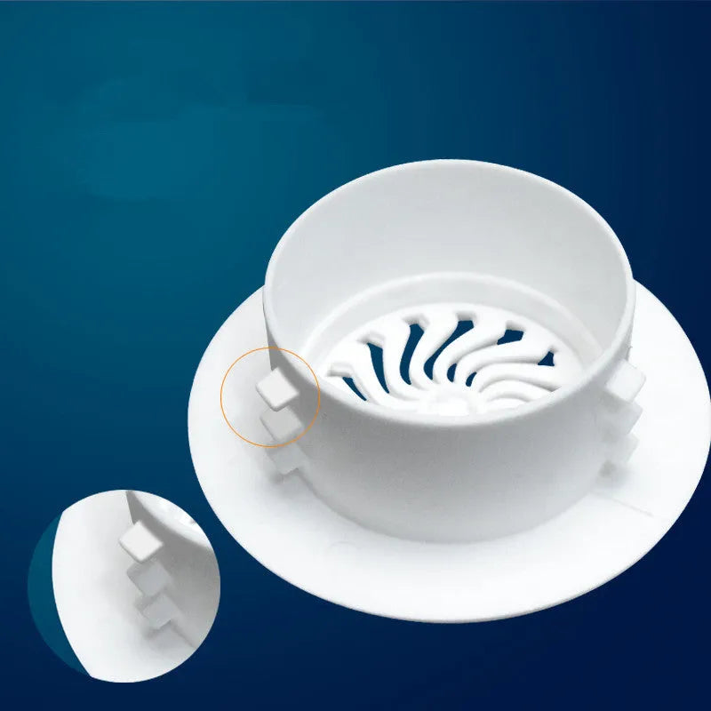 Plastic air conditioning hole cover kit with plug caps, splits, and sealing glue for wall gaps
