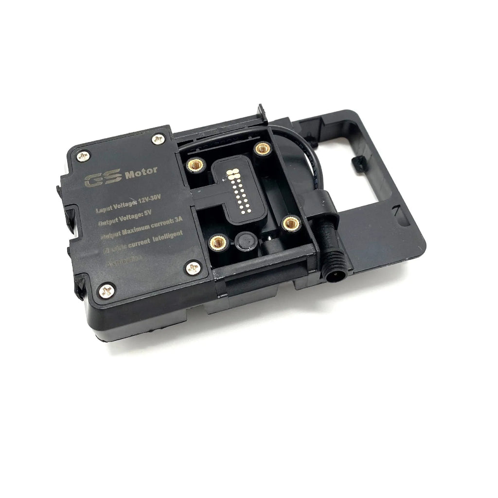 Black ABS motorcycle phone navigation bracket for BMW R1200GS R1250GS bikes