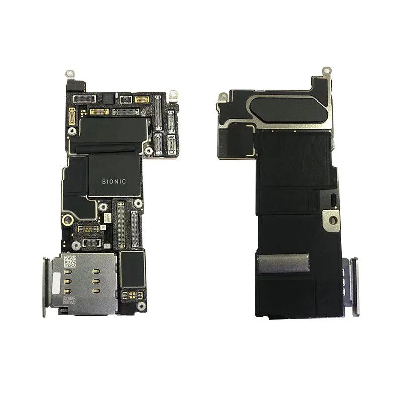Silver iPhone 12 series motherboard replacement part for device repair