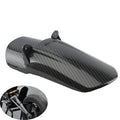 Carbon fibre motorcycle rear shock absorber fender for light bee scramblers