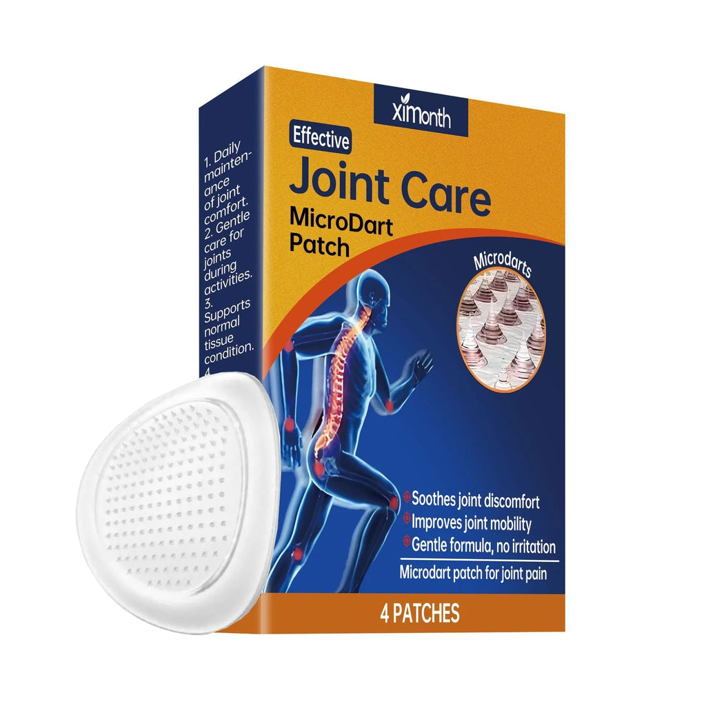 Four joint microneedle adhesive patches for daily care with moxa leaf and ginger root formulation