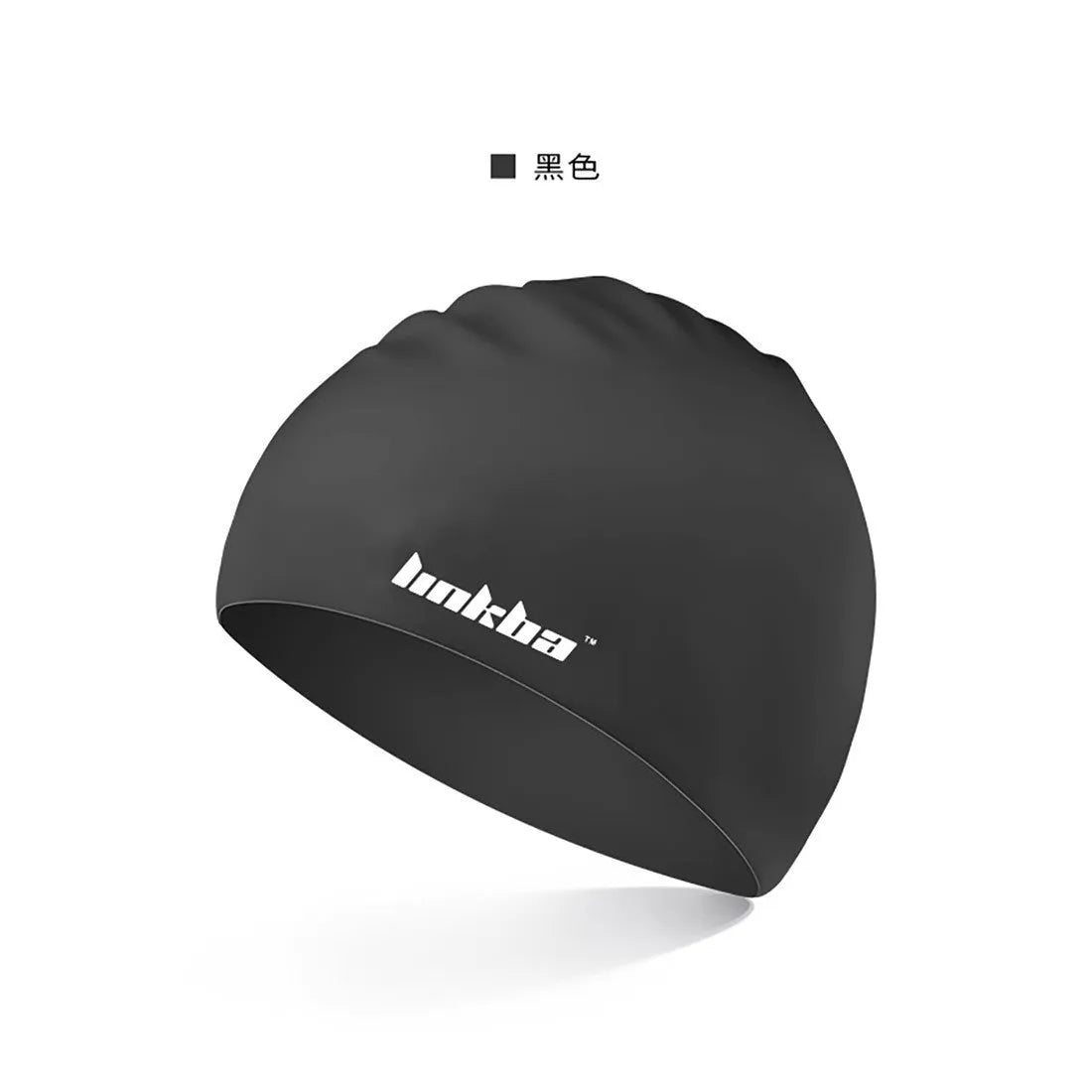 Silicone swimming cap with waterproof earmuffs in five colour options