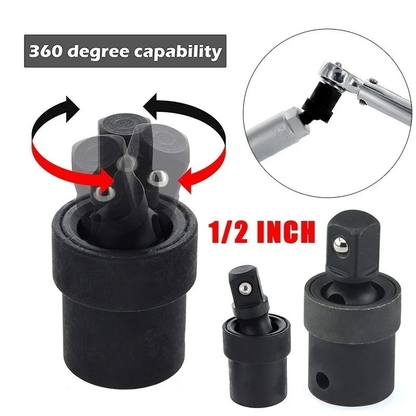 Premium 360-degree drill swivel knuckle adapter made of chromium-molybdenum steel for superior durability and corrosion resistance