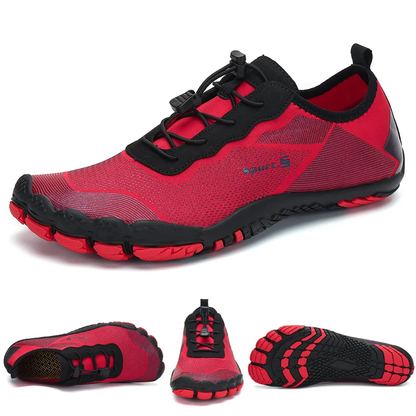 Pair of versatile water shoes with breathable fabric and non-slip soles, perfect for hiking, beach, and outdoor activities in New Zealand