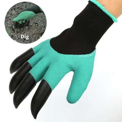 Garden Gloves with Robust Claws - Versatile Gardening Tool for Digging, Planting, and Raking