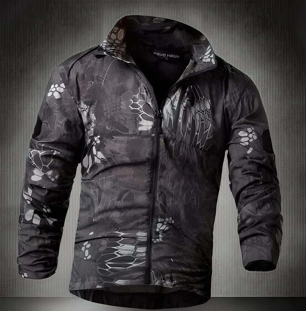 Tactical Weatherproof Jacket in various colors with waterproof, breathable, and UV-resistant features for outdoor adventures in New Zealand