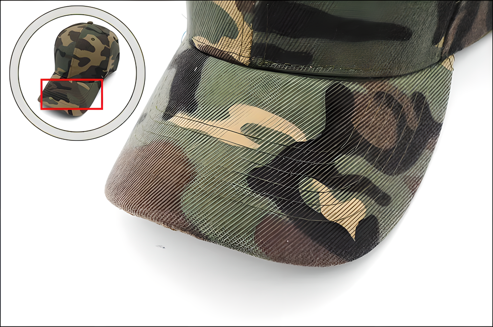 Tactical Camouflage Baseball Cap with adjustable band and durable cotton-polyester blend for Kiwi outdoor adventures