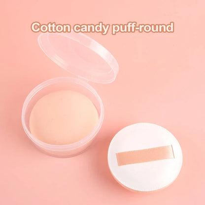 Three unique shaped makeup sponges in round, rectangle, and triangle for precise application