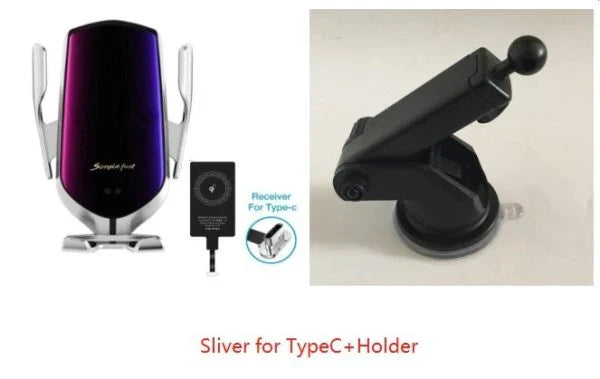 Wireless Car Phone Charger and Holder - Secure Mount for Safe Driving in New Zealand