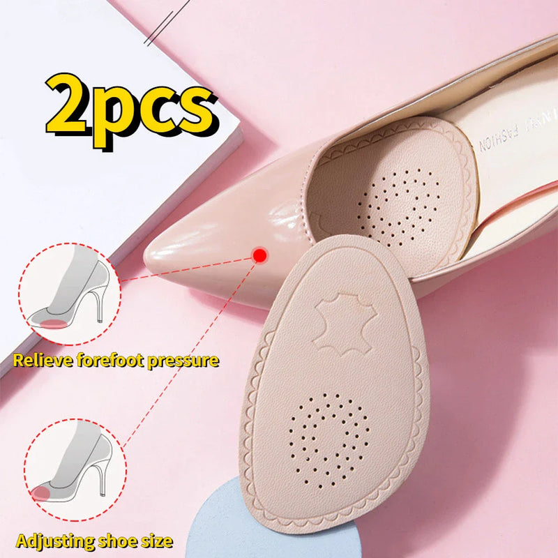 Shopprimex NZ 2Pcs Sheepskin Forefoot Pads - The Ultimate High Heel Comfort Solution