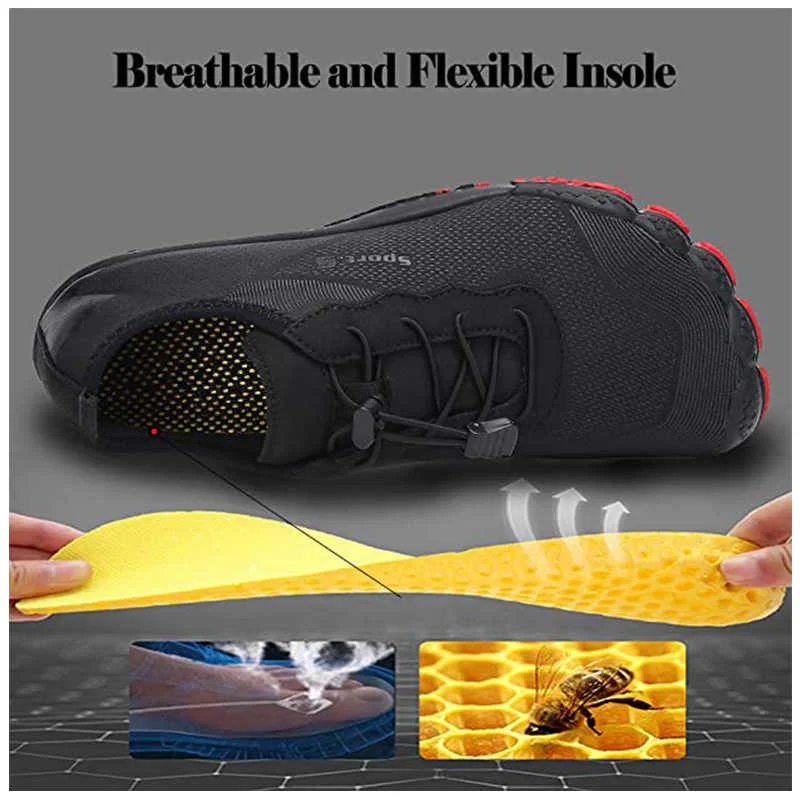 Pair of versatile water shoes with breathable fabric and non-slip soles, perfect for hiking, beach, and outdoor activities in New Zealand