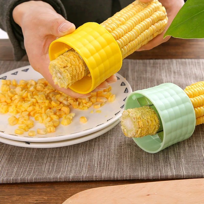 TastyKernels Corn Stripper Tool - A versatile kitchen tool for quickly removing corn kernels and slicing ingredients