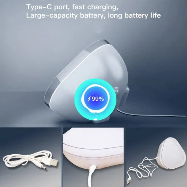 16 color smart wifi app controlled night light with vibrant RGB lighting and modern, sleek design