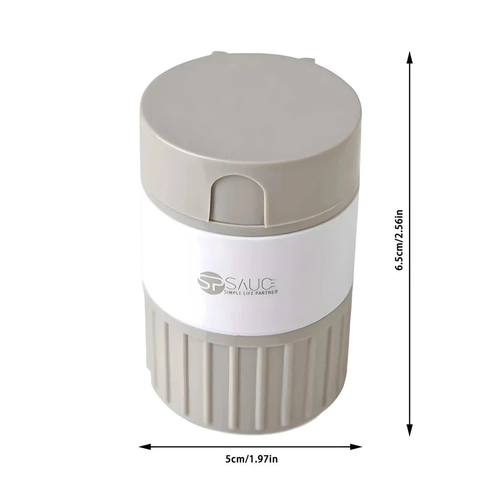 4-in-1 Portable Medicine Crusher and Pill Cutter - Compact, Versatile Device for Seamless Medication Management