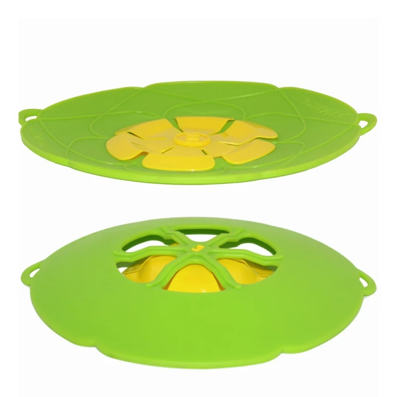 Bloom Multi-Purpose Silicone Lid Cover - a versatile kitchen tool that prevents spills and steams vegetables