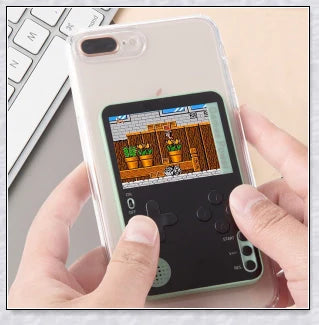 Tinytendo handheld game console with 400 classic retro games, vibrant 3-inch screen, and sleek ultra-thin design for portable gaming fun.