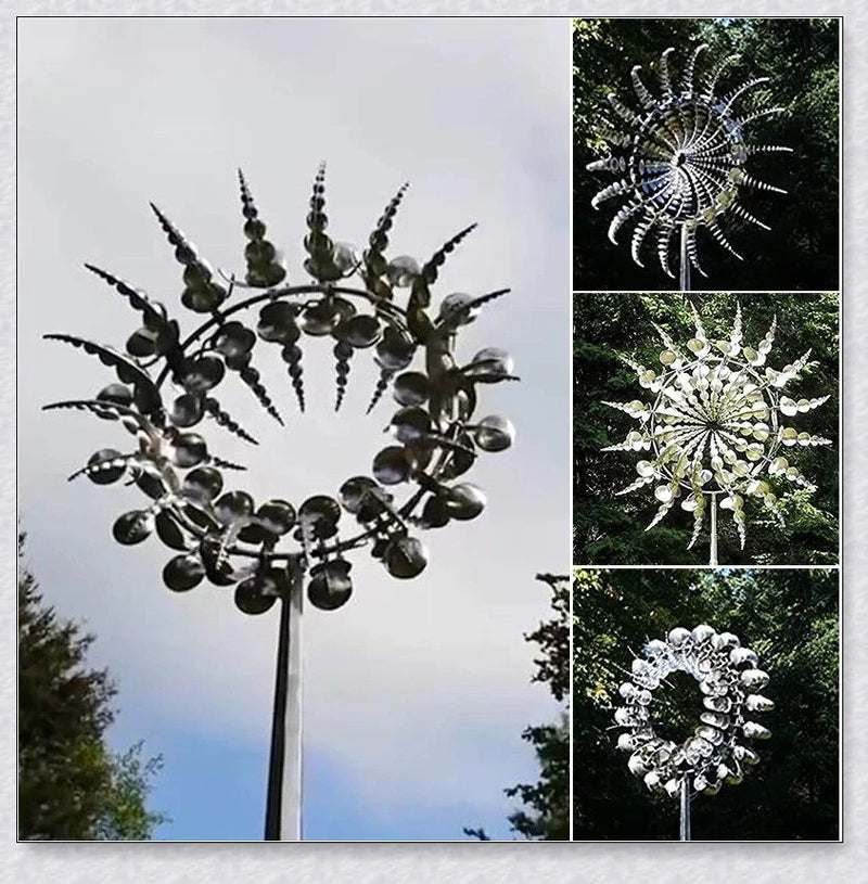 Shopprimex NZ Whirling Wind-Powered Kinetic Art for Your Backyard