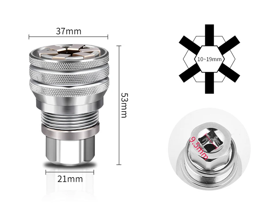 Versatile 3/8" Adjustable Torque Ratchet Wrench Head for DIY and auto tasks in New Zealand