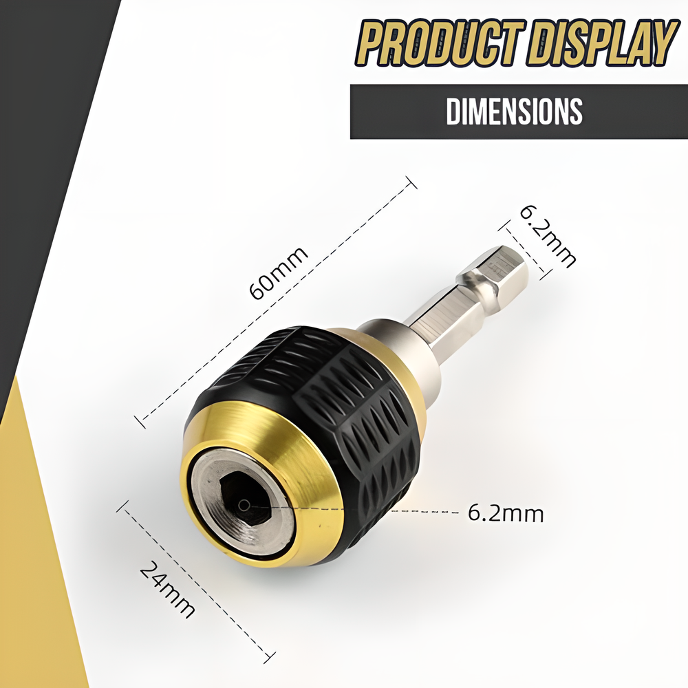 Versatile Drill Bit Changer - Premium Stainless Steel Tool for Quick and Effortless Drill Bit Changes