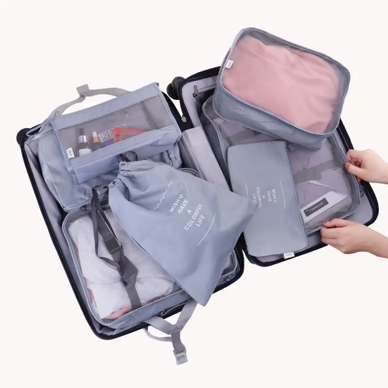 TravelCube Multifunction Packing Organizer Bag Kit with mesh compartments, breathable design, and waterproof options for efficient luggage organisation