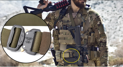 Tough Tactical Cobra Belt made of durable military-grade nylon with quick-release cobra buckle and fully adjustable design for Kiwi adventurers