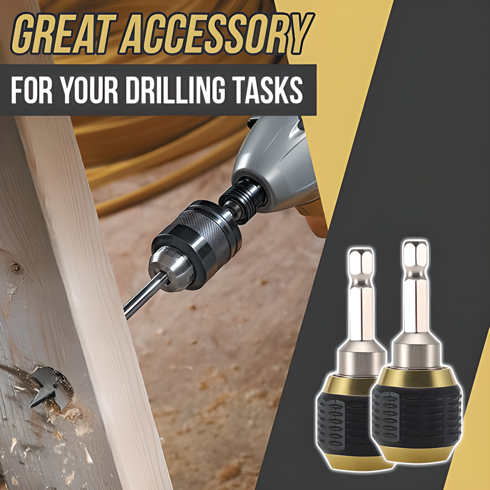 Versatile Drill Bit Changer - Premium Stainless Steel Tool for Quick and Effortless Drill Bit Changes