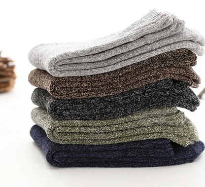 Warm, cozy wool blend thermal socks in a variety of classic Kiwi colors, perfect for keeping your feet toasty in New Zealand's chilly winters