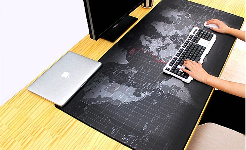 Super Large World Map Mouse Pad - Protects desk, serves as educational tool, and provides endless comfort for New Zealand users