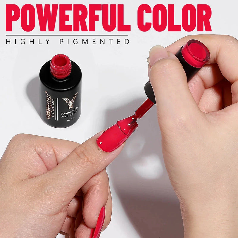 Shopprimex NZ Vivid Red Gel Nail Polish - The Perfect Kiwi Manicure