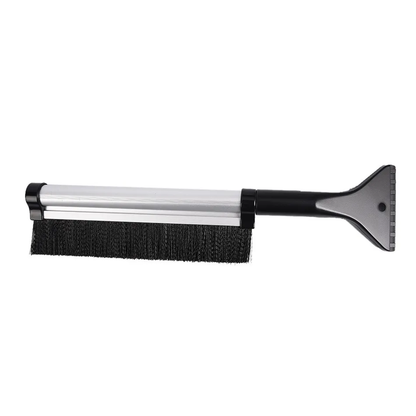 2-in-1 Telescopic Snow Brush and Ice Scraper with Extendable Handle for Effortless Windscreen Cleaning