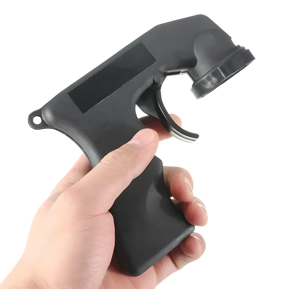 The Full Grip Spray Can Trigger Handle - an ergonomic, durable, and versatile tool for all your DIY projects around the Kiwi home and shed.