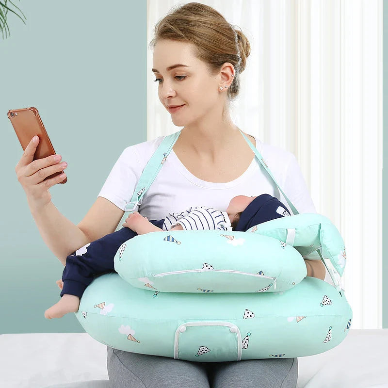 A supportive, versatile breastfeeding pillow designed for Kiwi mums to provide comfort and support during feeding and beyond.