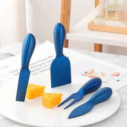 Vibrant colourful stainless steel spatula set for versatile cooking and baking tasks in the Kiwi kitchen