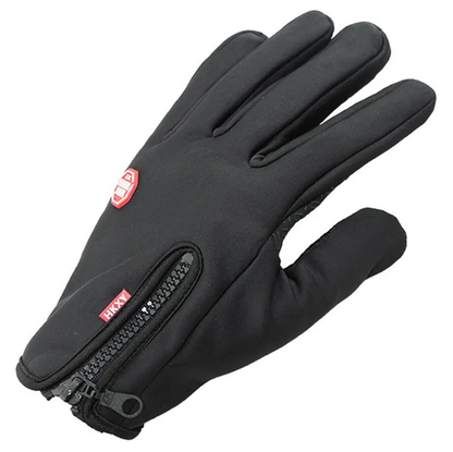 Windproof and waterproof thermal gloves with anti-slip grip for active Kiwis in cold weather